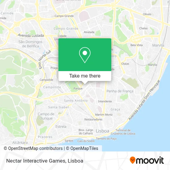Nectar Interactive Games map