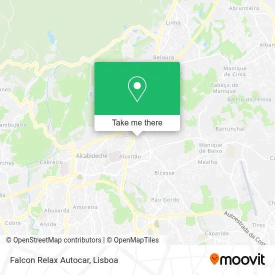 Falcon Relax Autocar map
