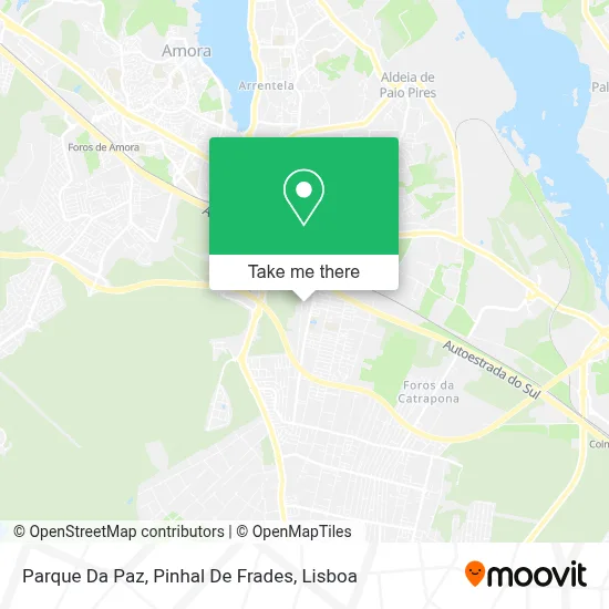 Parque Da Paz, Pinhal De Frades map