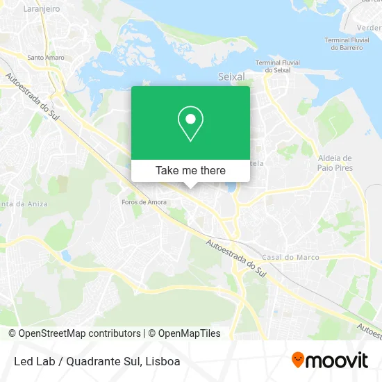 Led Lab / Quadrante Sul map
