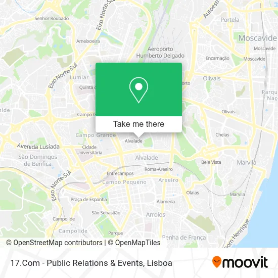 17.Com - Public Relations & Events map