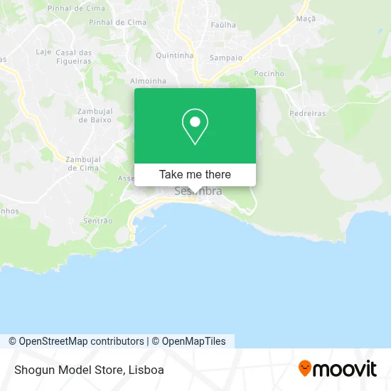 Shogun Model Store map