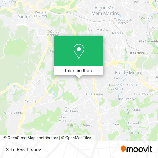 Sete Ras map
