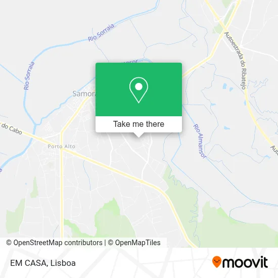 EM CASA map