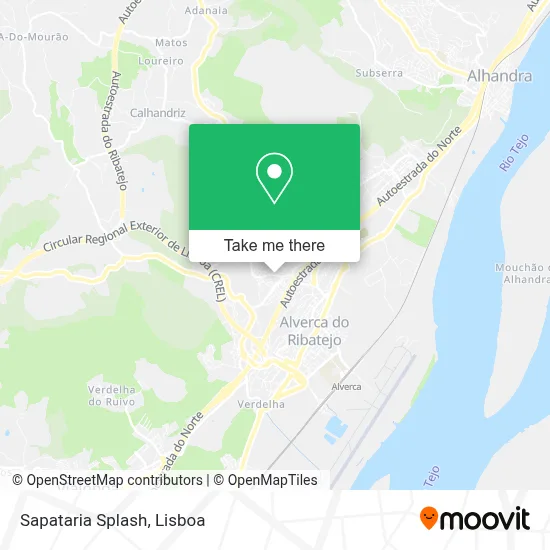Sapataria Splash map