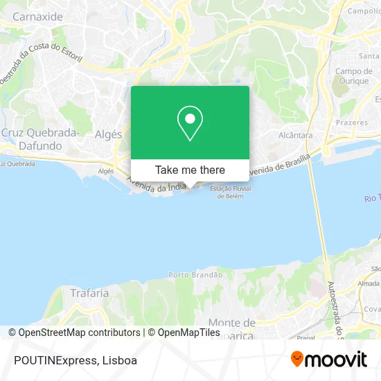 POUTINExpress map