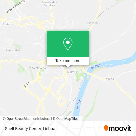 Shell Beauty Center map
