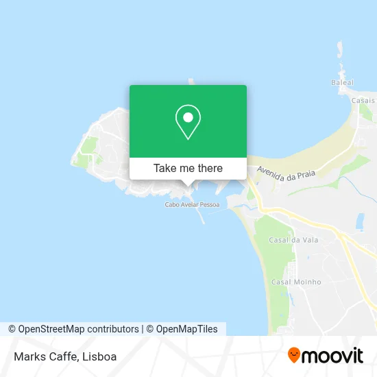Marks Caffe map
