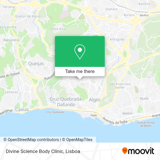 Divine Science Body Clinic map
