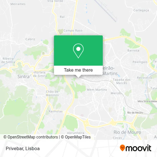 Privebar map