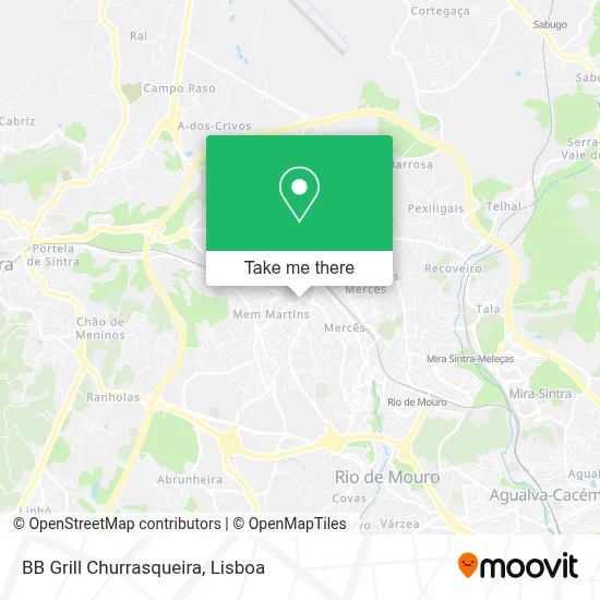 BB Grill Churrasqueira map