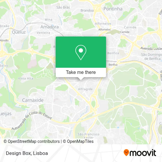 Design Box map