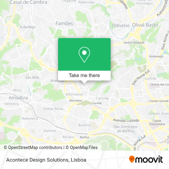 Acontece Design Solutions map