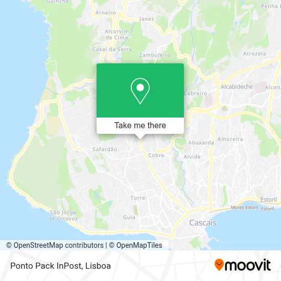Ponto Pack InPost map
