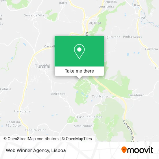 Web Winner Agency map