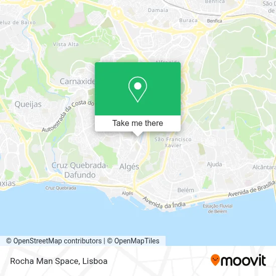 Rocha Man Space mapa