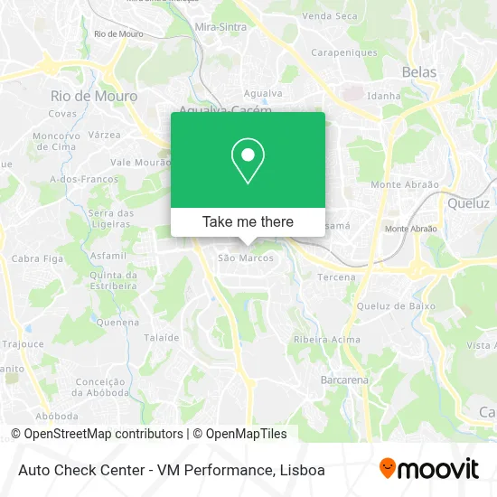 Auto Check Center - VM Performance map