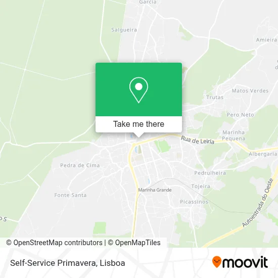 Self-Service Primavera map