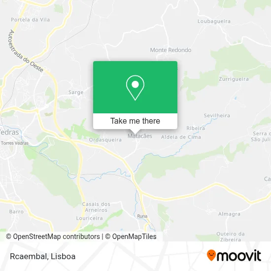Rcaembal mapa
