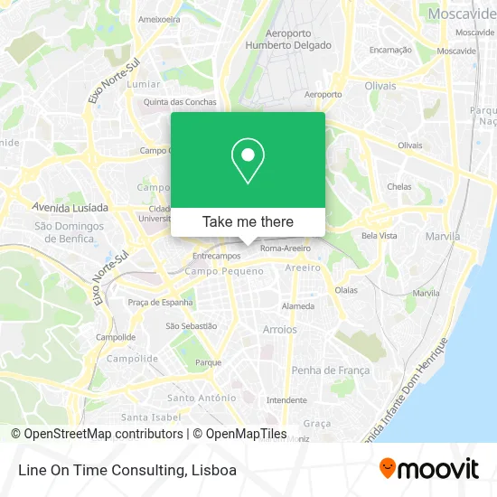 Line On Time Consulting map
