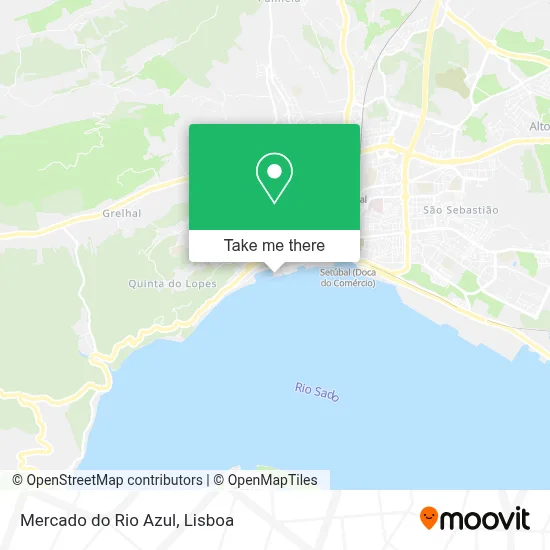 Mercado do Rio Azul map
