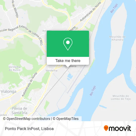 Ponto Pack InPost map