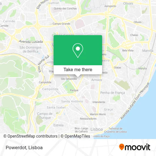 Powerdot map