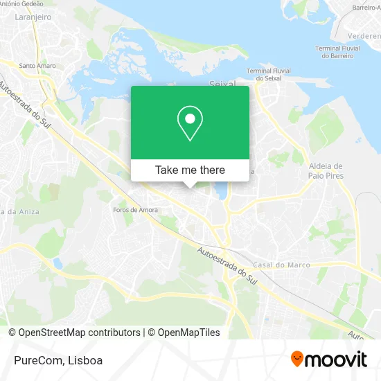PureCom map