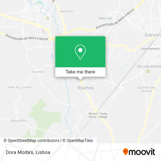 Dora Moda's map