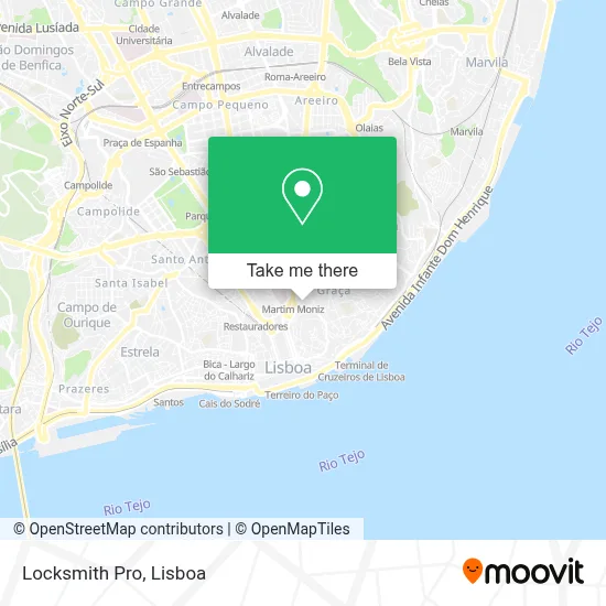 Locksmith Pro map