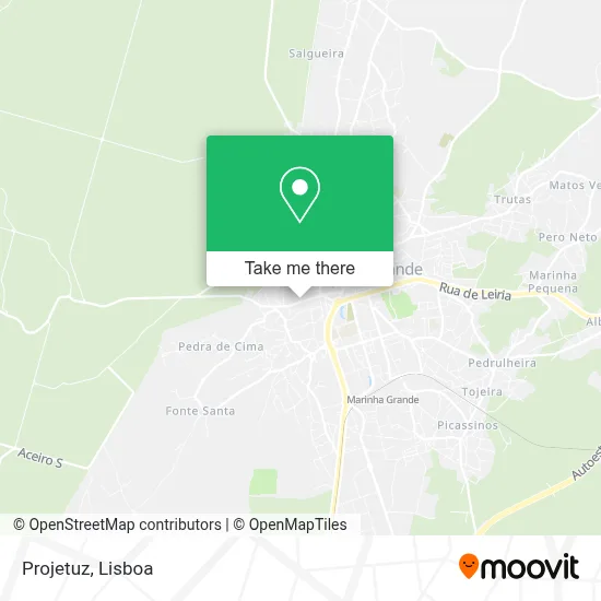 Projetuz map