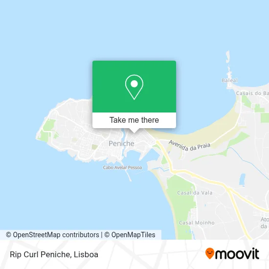 Rip Curl Peniche mapa