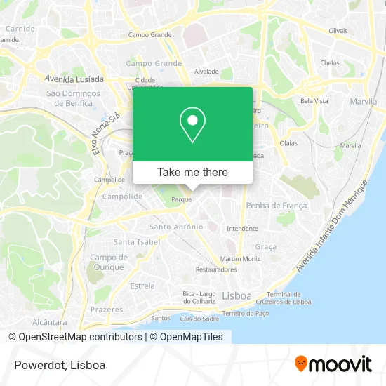 Powerdot map