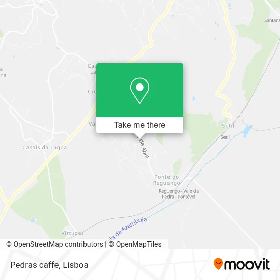 Pedras caffe map