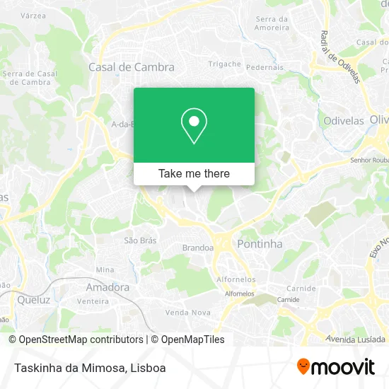 Taskinha da Mimosa map