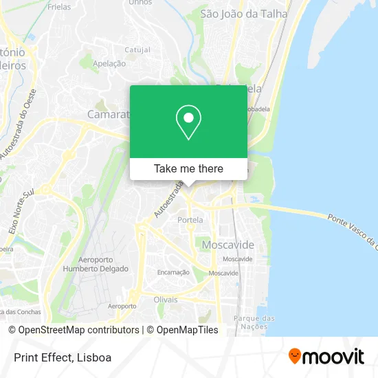 Print Effect map