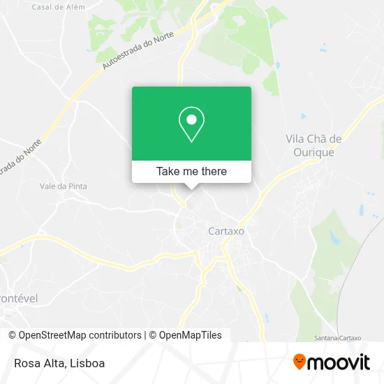 Rosa Alta mapa