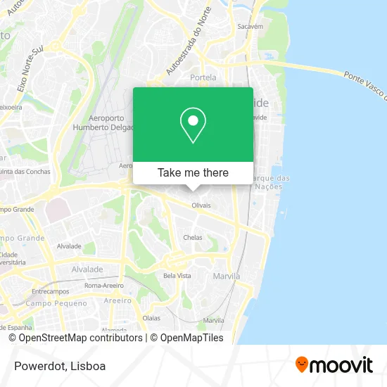 Powerdot map