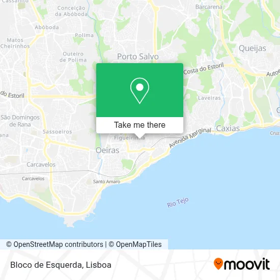 Bloco de Esquerda map