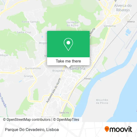 Parque Do Cevadeiro map