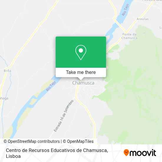 Centro de Recursos Educativos de Chamusca map