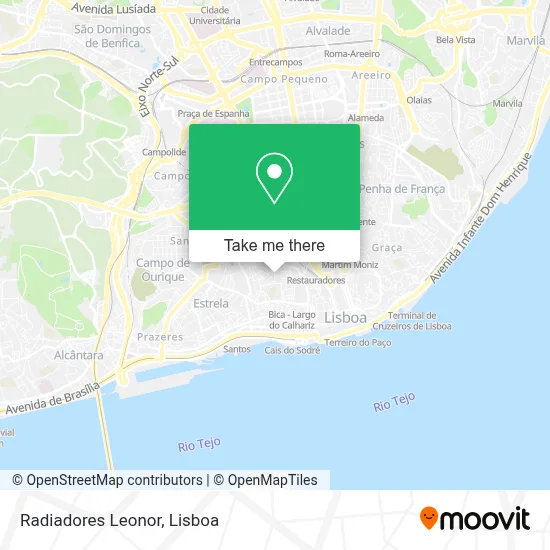 Radiadores Leonor mapa