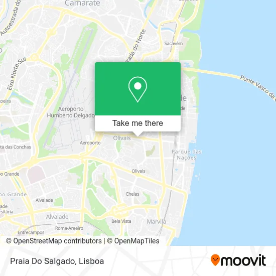 Praia Do Salgado map