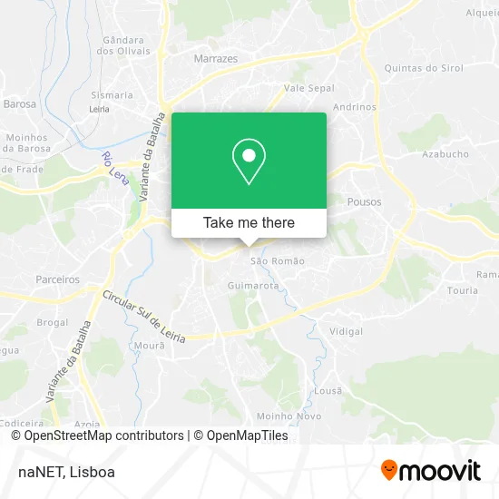 naNET map