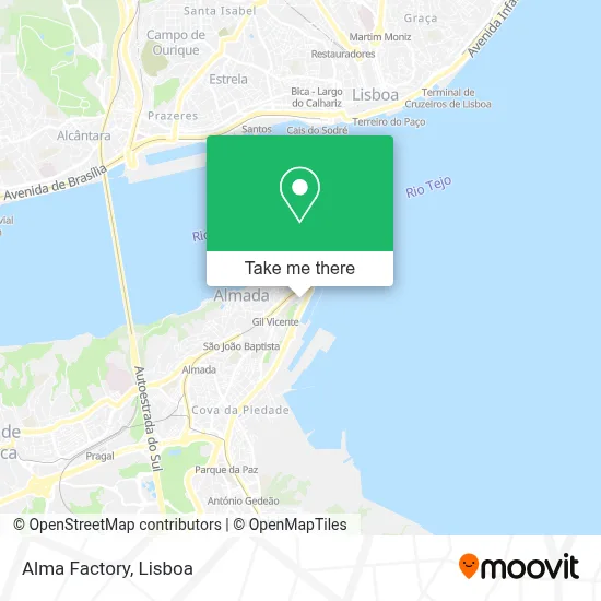 Alma Factory map