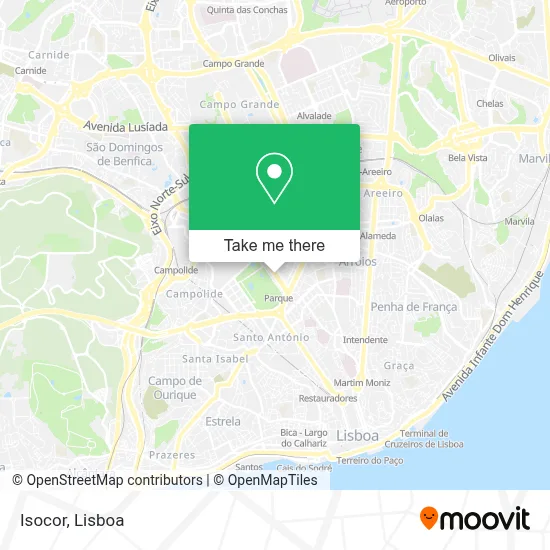 Isocor map