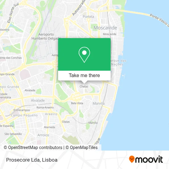 Prosecore Lda map