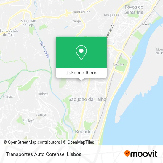 Transportes Auto Corense map