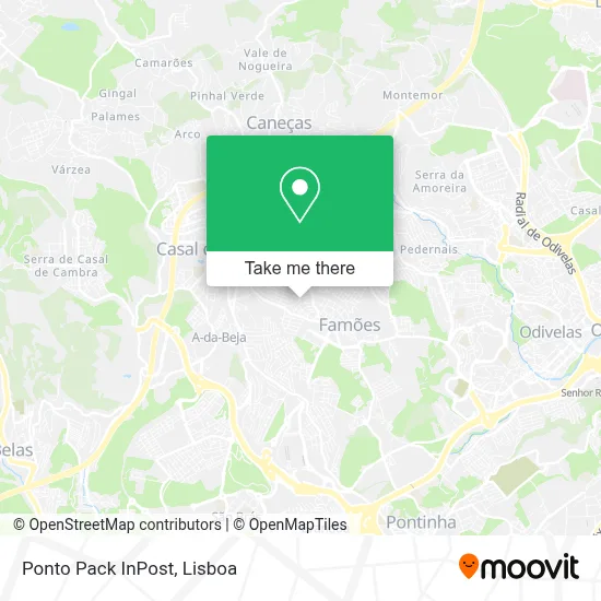 Ponto Pack InPost map