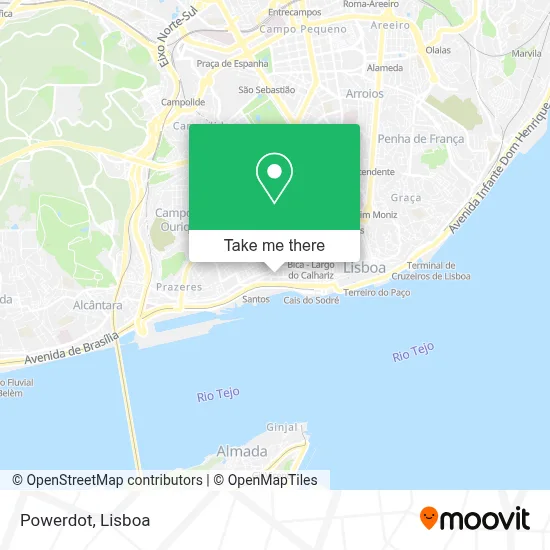 Powerdot map